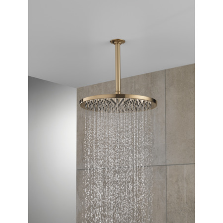Delta Faucet, Shower Head Showering Component Faucet, Champagne Bronze, Ceiling or Extended Wall 52158-CZ25